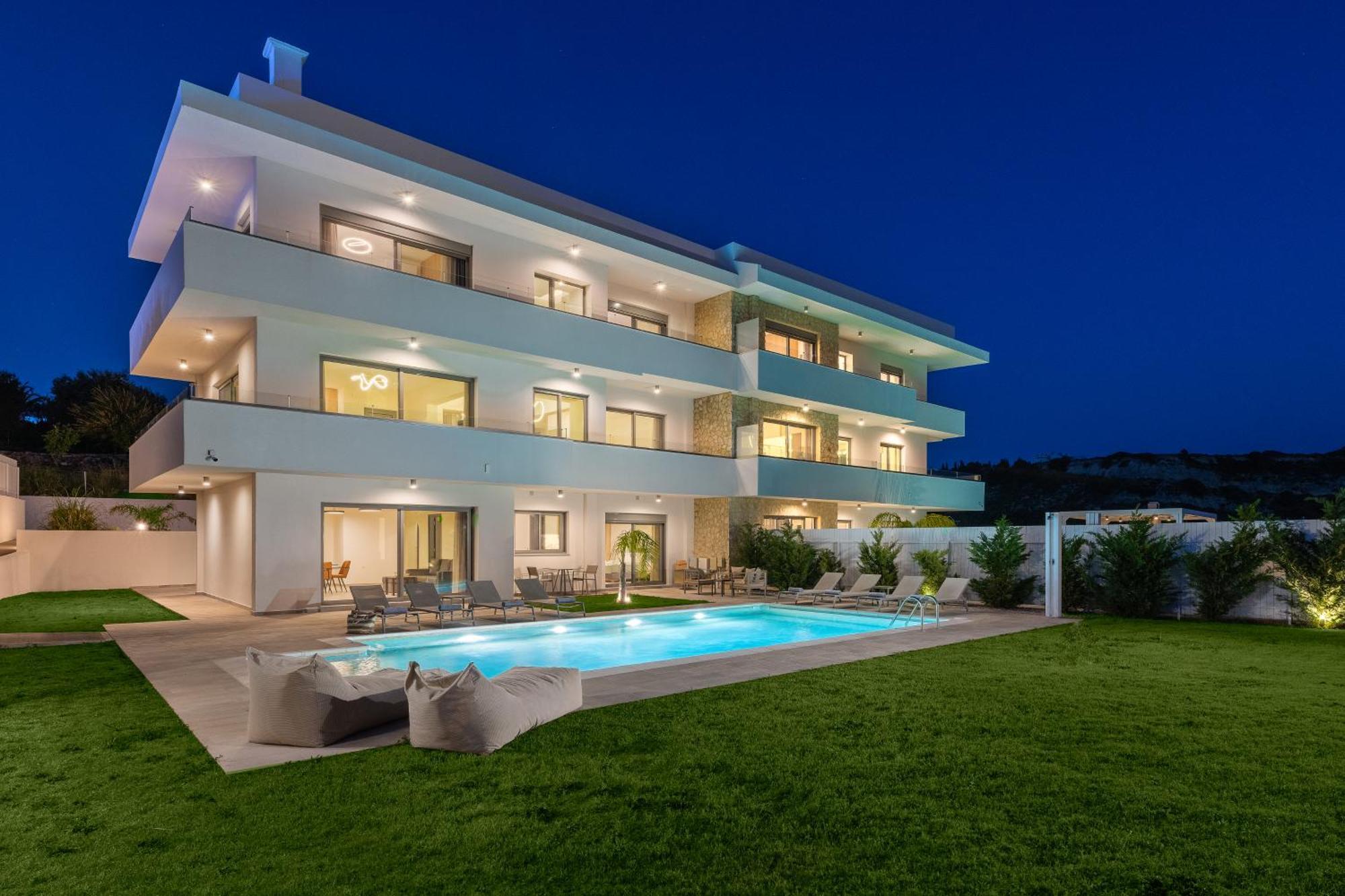 Pantheon Luxury Villas Rhodes Island Afantou Extérieur photo