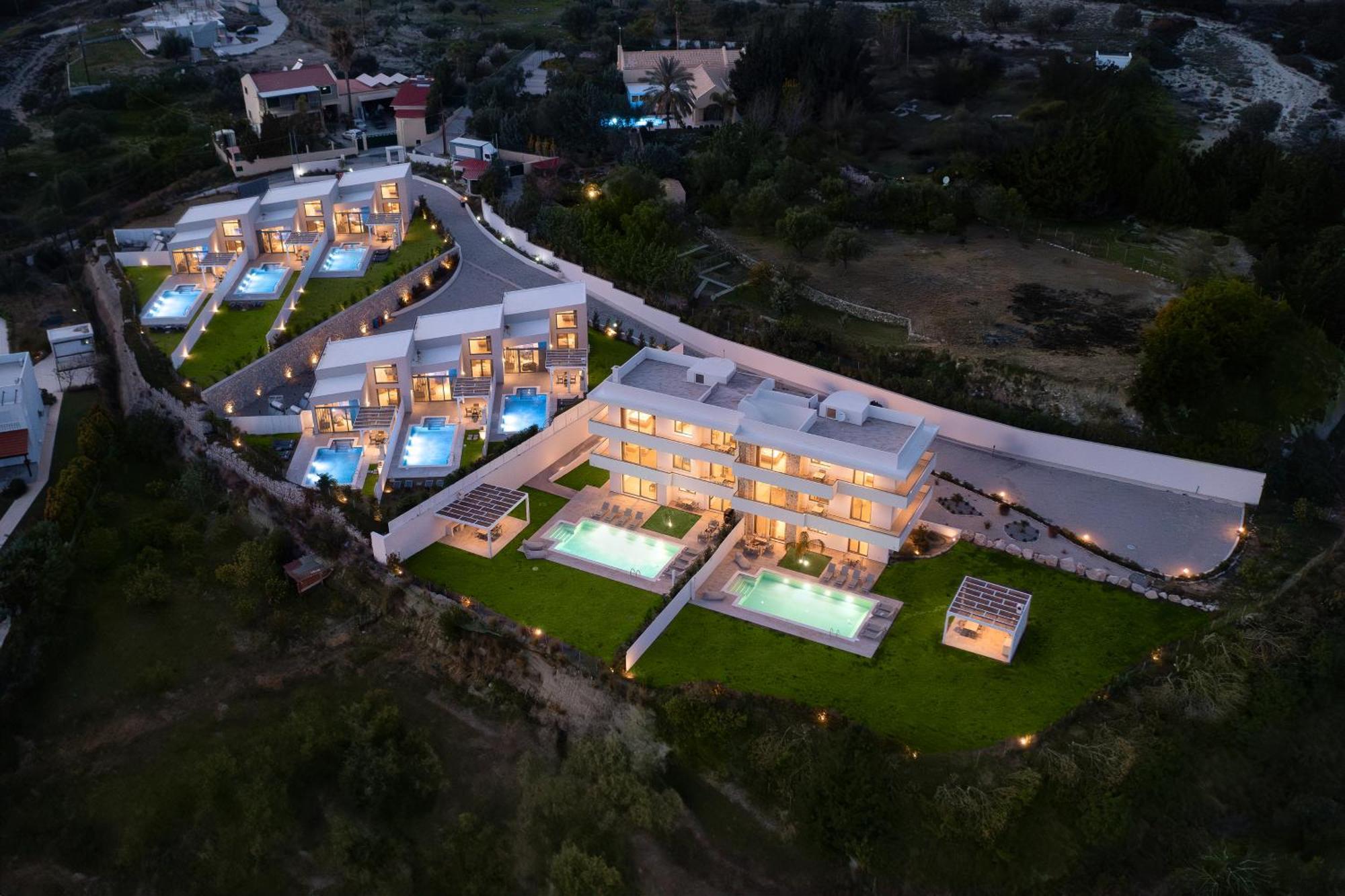 Pantheon Luxury Villas Rhodes Island Afantou Extérieur photo
