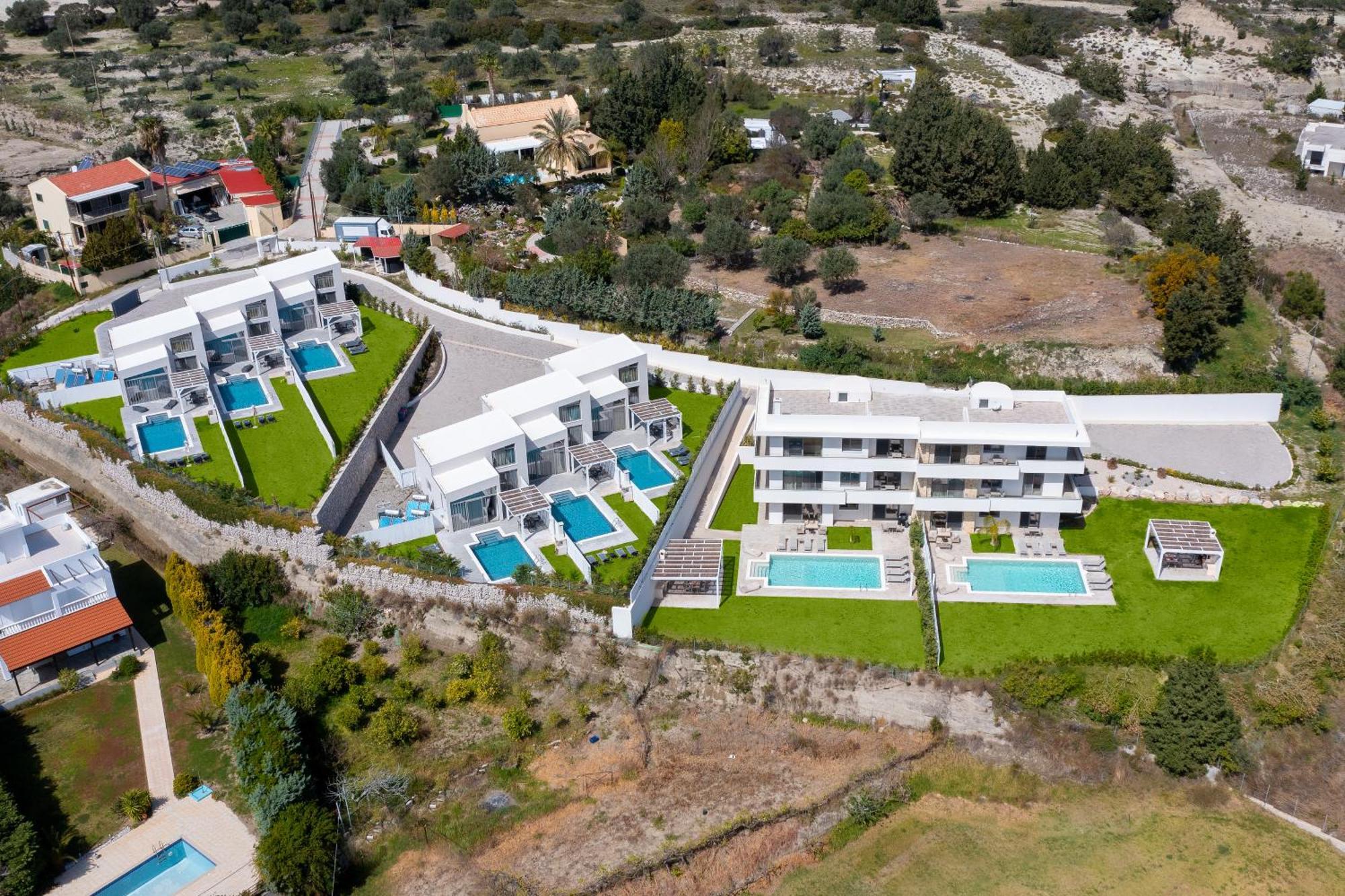 Pantheon Luxury Villas Rhodes Island Afantou Extérieur photo