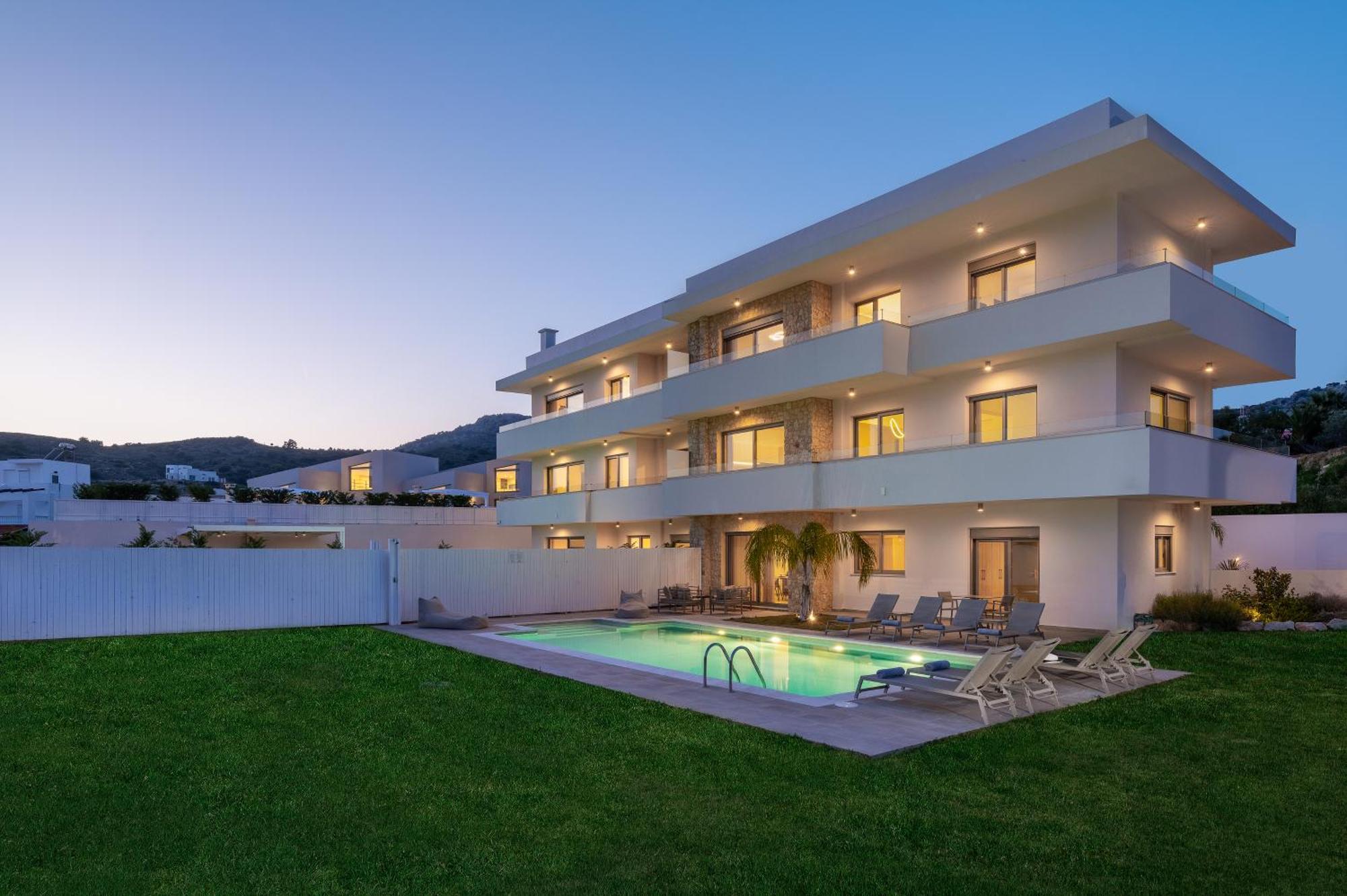 Pantheon Luxury Villas Rhodes Island Afantou Extérieur photo
